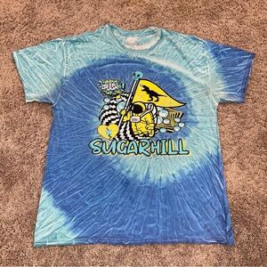 Sugarhill Shirt Large Colorful Graffiti Tie Dye Astronaut Graphic Tee Mens